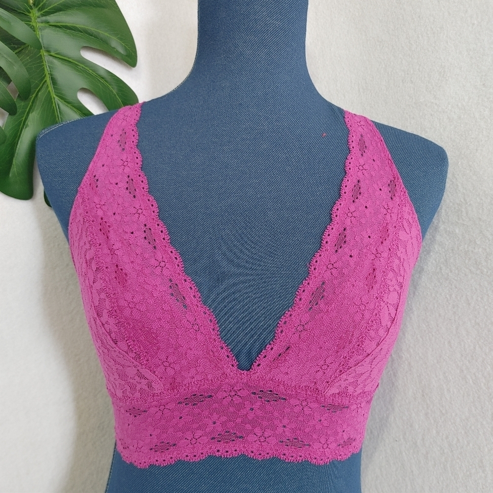 Wacoal Fuchsia Pink Lace Bralette